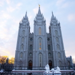 Salt Lake Temple ~ Christmas Nativity